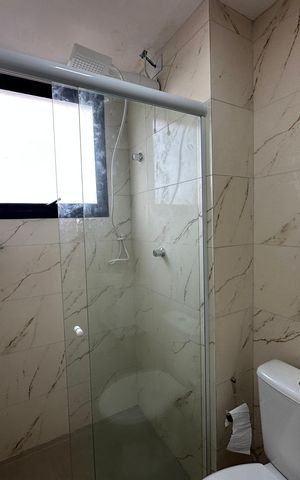 Apartamento para alugar com 60m², 2 quartos e 1 vaga Apartamento para alugar com 60m², 2 quartos e 1 vagaBanheiro da Suíte