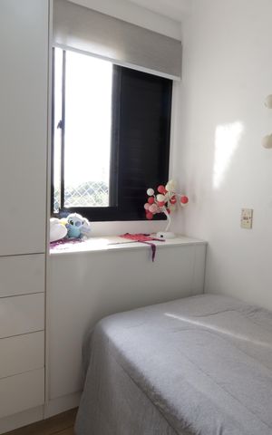 Apartamento à venda com 80m², 3 quartos e 2 vagasQuarto 2