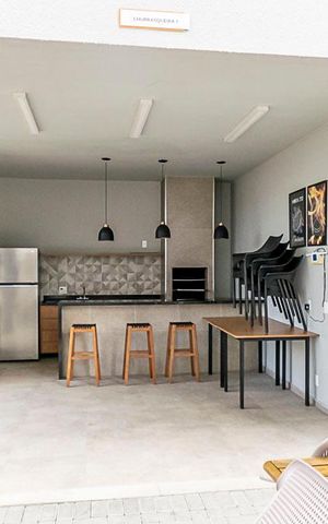 Apartamento para alugar com 40m², 2 quartos e 1 vaga Apartamento para alugar com 40m², 2 quartos e 1 vagaÁrea comum - Churrasqueira 2