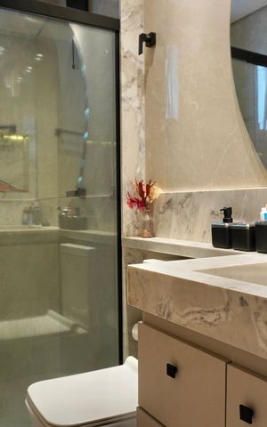 Apartamento à venda com 90m², 3 quartos e 2 vagas Apartamento à venda com 90m², 3 quartos e 2 vagasBanheiro Social