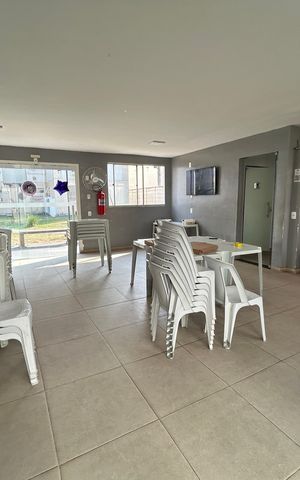 Apartamento à venda com 43m², 2 quartos e 1 vagaÁrea comum - Salão de festas