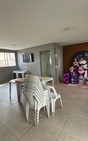 Apartamento à venda com 43m², 2 quartos e 1 vagaÁrea comum - Salão de festas