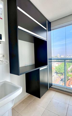 Apartamento para alugar com 58m², 2 quartos e 1 vaga Apartamento para alugar com 58m², 2 quartos e 1 vagaÁrea de Serviço
