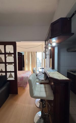 Studio à venda com 40m², 1 quarto e 1 vaga