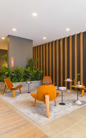Apartamento à venda com 40m², 1 quarto e 1 vagaHall social