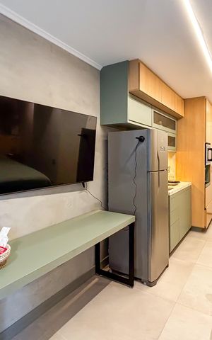 Studio à venda com 27m², 1 quarto e sem vaga