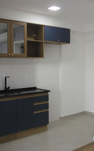 Studio à venda com 30m², 1 quarto e 1 vagaCozinha 