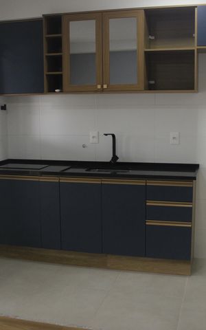 Studio à venda com 30m², 1 quarto e 1 vagaCozinha 