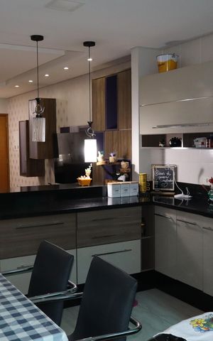 Casa à venda com 158m², 2 quartos e 1 vagaCozinha 