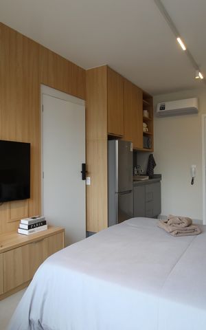 Studio à venda com 25m², 1 quarto e sem vagaSala/Quarto