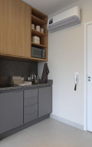 Studio à venda com 25m², 1 quarto e sem vagaSala/Cozinha