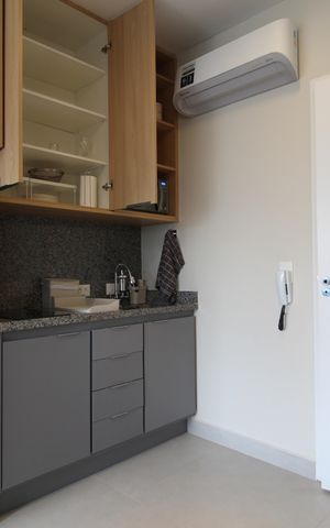Studio à venda com 25m², 1 quarto e sem vagaSala/Cozinha