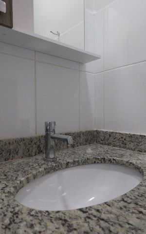 Studio para alugar com 22m², 1 quarto e 1 vaga Studio para alugar com 22m², 1 quarto e 1 vagaBanheiro