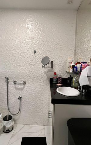 Apartamento à venda com 123m², 3 quartos e 1 vaga Apartamento à venda com 123m², 3 quartos e 1 vagaBanheiro social