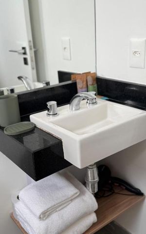 Apartamento para alugar com 22m², 1 quarto e sem vaga Apartamento para alugar com 22m², 1 quarto e sem vagaBanheiro