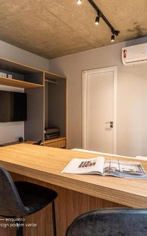Apartamento para alugar com 22m², 1 quarto e sem vaga Apartamento para alugar com 22m², 1 quarto e sem vagaSala/Quarto