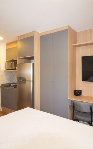Apartamento à venda com 24m², 1 quarto e sem vaga Apartamento à venda com 24m², 1 quarto e sem vagaSala / Quarto - Studio
