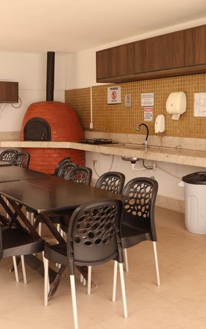 Apartamento à venda com 118m², 2 quartos e 2 vagasÁrea comum - Churrasqueira