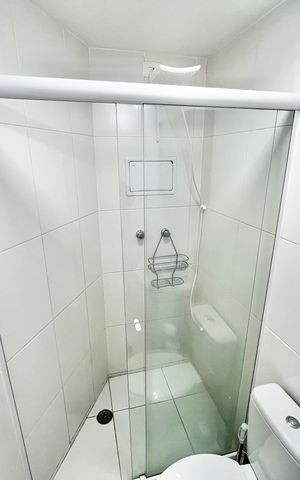 Studio para alugar com 20m², 1 quarto e sem vaga Studio para alugar com 20m², 1 quarto e sem vagaBanheiro
