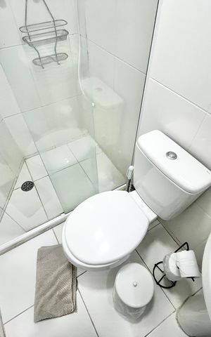 Studio para alugar com 20m², 1 quarto e sem vaga Studio para alugar com 20m², 1 quarto e sem vagaBanheiro