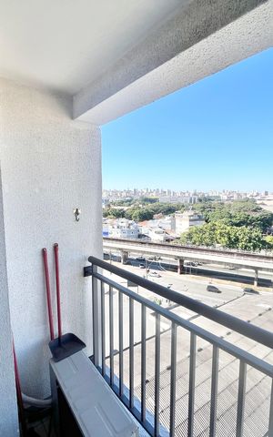 Studio à venda com 20m², 1 quarto e sem vagaVaranda
