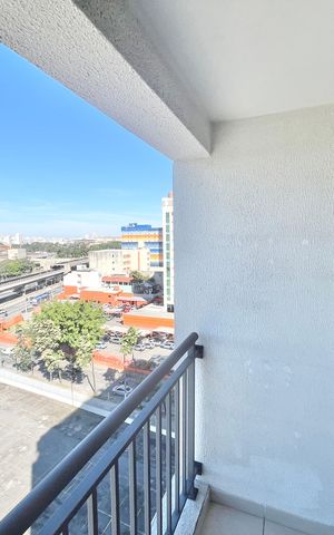 Studio à venda com 20m², 1 quarto e sem vagaVaranda