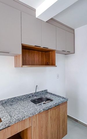 Studio à venda com 26m², 1 quarto e sem vagaCozinha