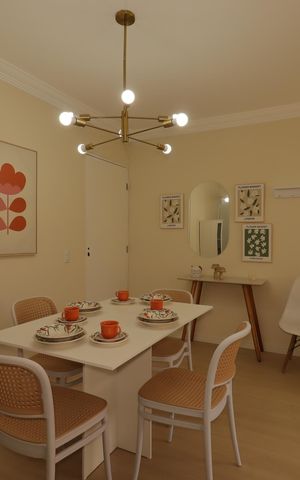 Apartamento à venda com 54m², 2 quartos e 1 vagaSala de Jantar