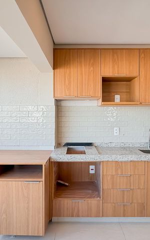 Studio para alugar com 32m², 1 quarto e sem vaga Studio para alugar com 32m², 1 quarto e sem vagaCozinha