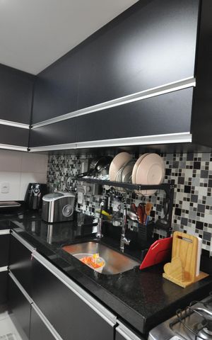 Casa de condomínio à venda com 177m², 3 quartos e 2 vagasCozinha