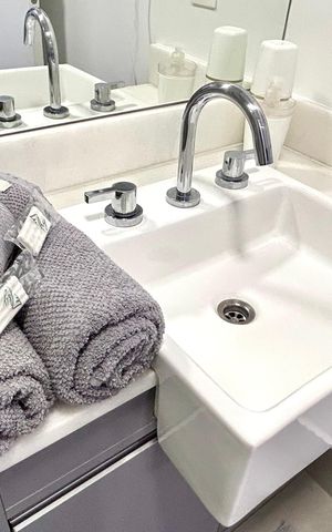 Studio para alugar com 29m², 1 quarto e sem vaga Studio para alugar com 29m², 1 quarto e sem vagaBanheiro
