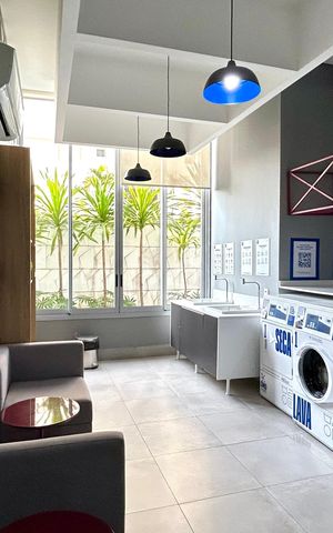 Studio para alugar com 29m², 1 quarto e sem vaga Studio para alugar com 29m², 1 quarto e sem vagaLavanderia