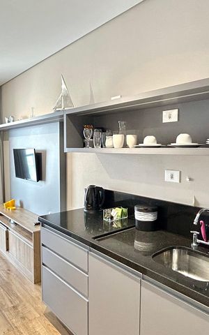 Studio para alugar com 29m², 1 quarto e sem vaga Studio para alugar com 29m², 1 quarto e sem vagaCozinha