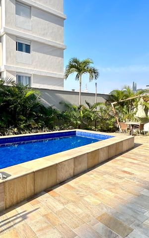 Studio para alugar com 29m², 1 quarto e sem vaga Studio para alugar com 29m², 1 quarto e sem vagaÁrea comum - Piscina