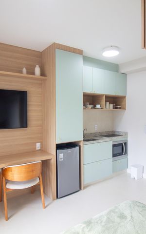 Studio à venda com 27m², 1 quarto e sem vaga Studio à venda com 27m², 1 quarto e sem vagaStudio