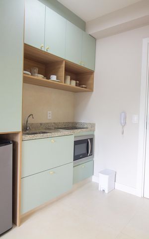 Studio à venda com 27m², 1 quarto e sem vaga Studio à venda com 27m², 1 quarto e sem vagaStudio