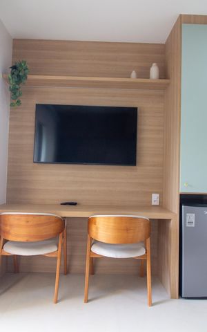 Studio à venda com 27m², 1 quarto e sem vaga Studio à venda com 27m², 1 quarto e sem vagaStudio