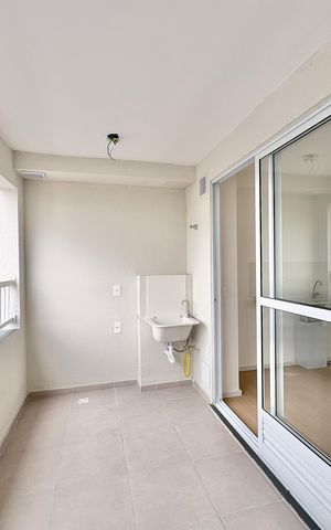 Apartamento à venda com 39m², 1 quarto e sem vaga Apartamento à venda com 39m², 1 quarto e sem vagaVaranda da Sala / Cozinha