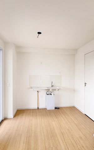 Apartamento à venda com 39m², 1 quarto e sem vaga Apartamento à venda com 39m², 1 quarto e sem vagaSala / Cozinha