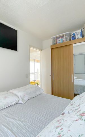 Apartamento à venda com 47m², 2 quartos e 1 vaga Apartamento à venda com 47m², 2 quartos e 1 vagaQuarto 1