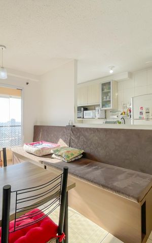 Apartamento à venda com 47m², 2 quartos e 1 vaga Apartamento à venda com 47m², 2 quartos e 1 vagaSala
