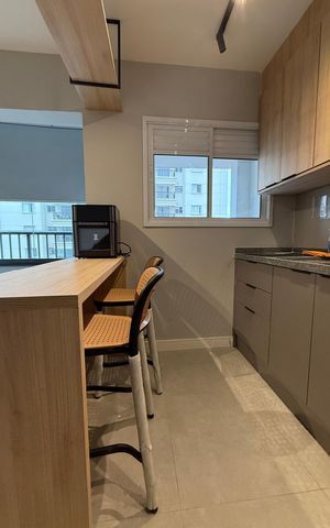 Studio para alugar com 31m², 1 quarto e sem vaga Studio para alugar com 31m², 1 quarto e sem vagaSala/Cozinha/Quarto