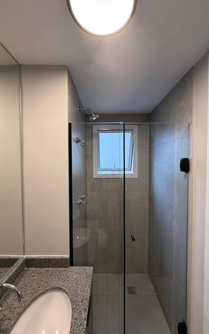 Studio para alugar com 31m², 1 quarto e sem vaga Studio para alugar com 31m², 1 quarto e sem vagaBanheiro