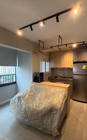 Studio para alugar com 31m², 1 quarto e sem vaga Studio para alugar com 31m², 1 quarto e sem vagaSala/Cozinha/Quarto