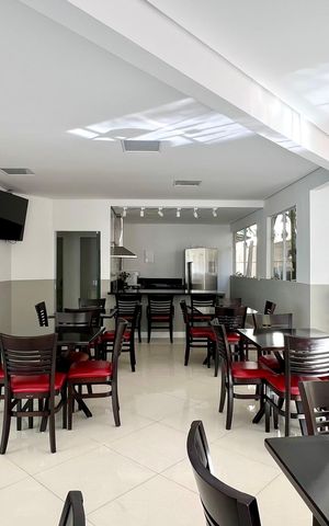 Studio para alugar com 33m², 1 quarto e sem vaga Studio para alugar com 33m², 1 quarto e sem vagaSalão de Festas