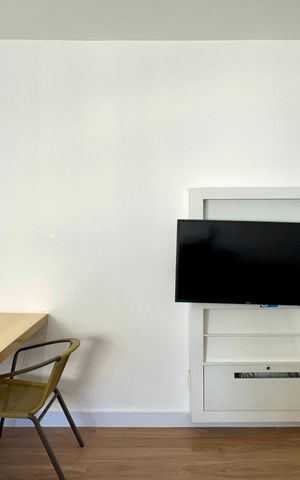Studio para alugar com 33m², 1 quarto e sem vaga Studio para alugar com 33m², 1 quarto e sem vagaSala