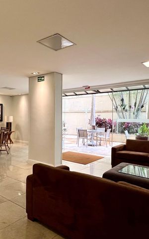 Studio para alugar com 33m², 1 quarto e sem vaga Studio para alugar com 33m², 1 quarto e sem vagaHall de entrada