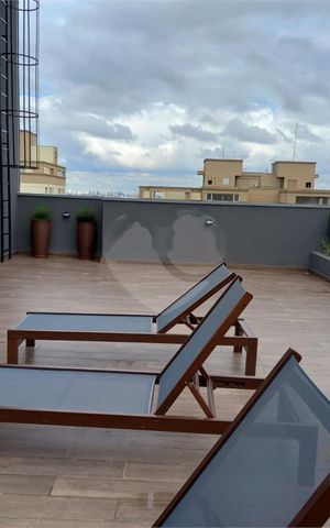 Studio à venda com 26m², 1 quarto e sem vaga