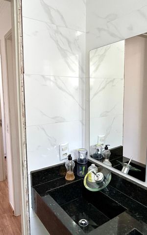 Apartamento à venda com 48m², 2 quartos e 1 vaga Apartamento à venda com 48m², 2 quartos e 1 vagaBanheiro