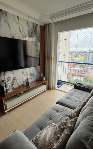 Apartamento à venda com 56m², 3 quartos e 1 vaga Apartamento à venda com 56m², 3 quartos e 1 vagaSala